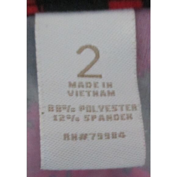 Chico's Weekends Women's Sleeveless Red & Black Full Zip Lightweight Jacket Lg. - Picture 9 of 10